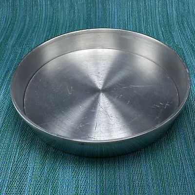 Vtg Aluminum Layer Cake Pan 2 Piece Removable Bottom 9” X 1.5” Unbranded • $10.99