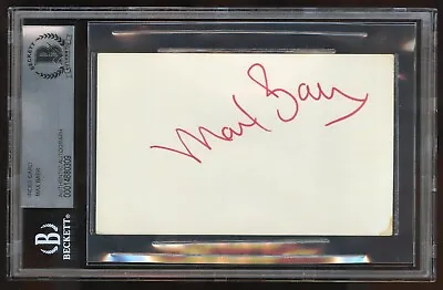 Max Baer Jr. Signed Autograph Auto Vintage 3x5 Jethro Beverly Hillbillies BAS • $108