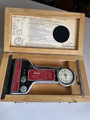 1950's U.S. AIRCRAFT CONTROL CABLE TENSIOMETER TYPE C-9 Tension • $1389