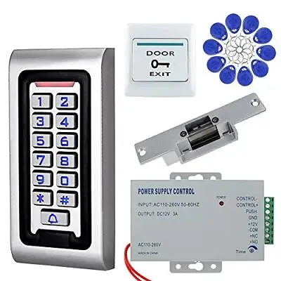 Door Access Control System Kit IP65 Waterproof Keypad Keyboard • £76.99