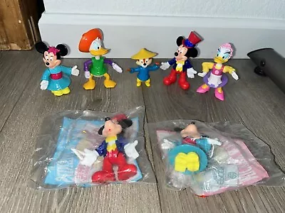 Mickey And Friends 1993 McDonalds Happy Meal Toys Epcot Adventure Set 5 • $11.99