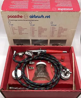 Paasche VL Double Action Airbrush Set (VL-SET) Vintage Air Brush Set In Box R • $70