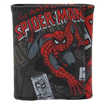 The Amazing Spider-Man Wall Climb Trifold Wallet Multi-Color • $24.98