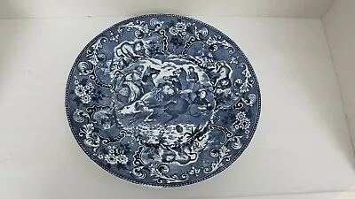Dutch Antique Plate Societe Ceramique Maastricht   CHASSE AU LION    • $25
