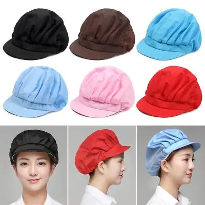 Adjustable Cooker Catering Canteen Hotel Chef Cap Hair Net Food Service Cook Hat • £4.18