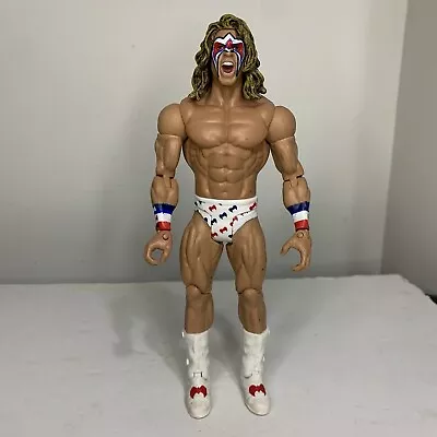 WWE Ultimate Warrior Wrestling Figure-Basic Battlepack Series-Mattel-VGC • £7.50