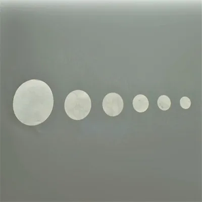 1Sheet Transparent Gloss Clear Round Dot Sticker Self Adhesive Label Wafer Seal • $1.95