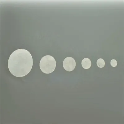 Transparent Round Gloss Clear Dot Sticker 1 Sheet Self Adhesive Label Wafer Seal • $3.08