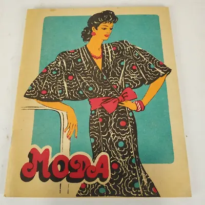 EXTRA RARE Moda Fashion Vintage USSR Sewing Patterns Magazine 80s • $39