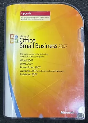 Microsoft Office Small Business 2007 Product Key For Windows With Disc • $39.98