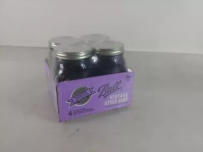 New Ball JAR Limited Edition Purple Vintage Style Quart Jars 100 Aniversary • $34.99