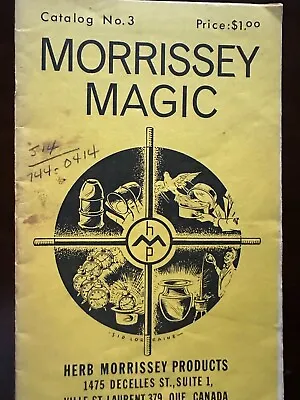 Morrissey Magic Catalog Montreal • $30