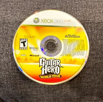 $11.99 • Buy Guitar Hero World Tour Microsoft Xbox 360 ~ Works Great! ~ Fast Shipping! ~ LQQK