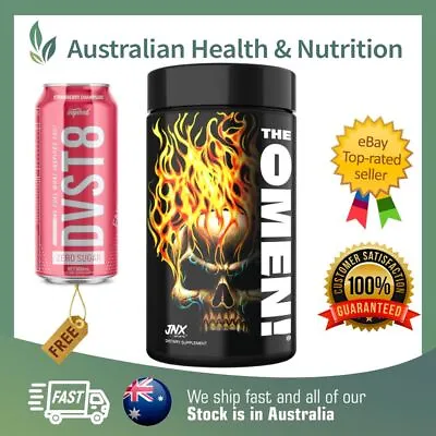 Cobra Labs Jnx Sports The Omen 100 Capsules + Free Shipping & Dvst8 Can • $54.95