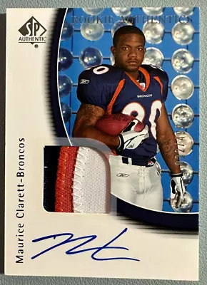 2005 SP Authentic Rookie Patch Autograph #240 MAURICE CLARETT 022/499 Ohio State • $24.99