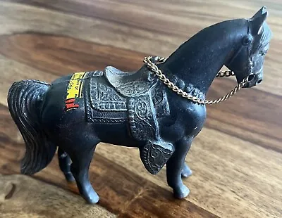 Vintage Cast Metal Horse & Saddle Figurine Souvenir Colorado • $19