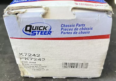 Quick Steer Front Upper Suspension Ball Joint K7242 • $12.99