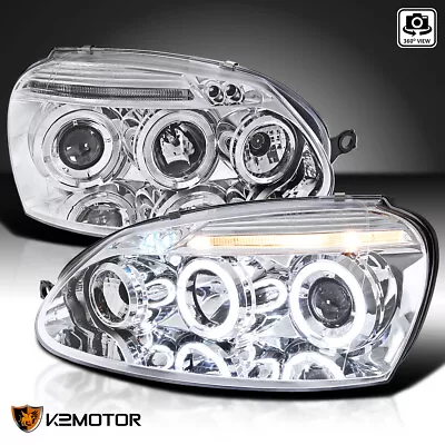 Fits 2006-2010 Volkswagen MKV Golf Jetta Rabbit LED Halo Projector Headlights • $132.95