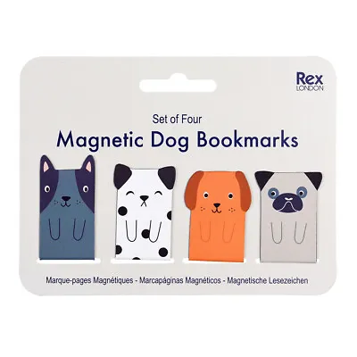 £2.95 • Buy Rex London MAGNETIC DOG BOOKMARKS (SET OF 4)