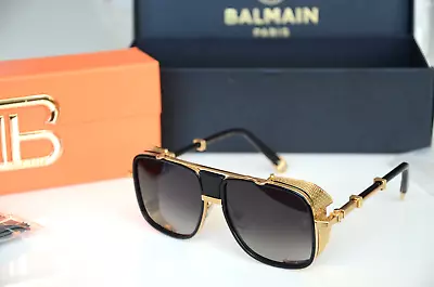 Balmain OR BONE Sunglasses Gold Eyewear BPS-104D Limited Edition • $799