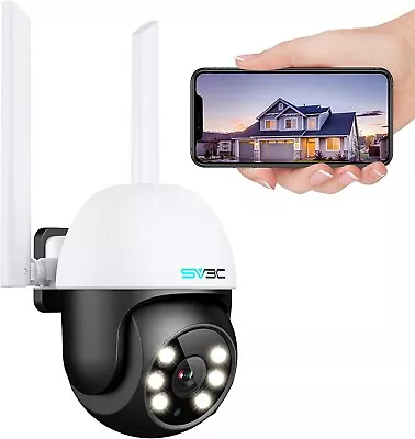 SV3C PTZ Security Camera Outdoor Pan Tilt Dome WiFi IP Camera With Auto Trackin • £35