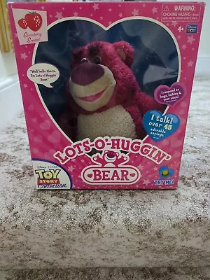 Thinkway Toy Story Collection Talking Interactive Lots O Huggin Bear Plush Soft • £45