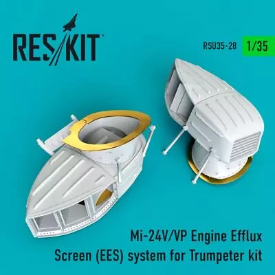 1/35 Reskit Mi-24V/VP Engine Efflux Screen (EES) System For Trumpeter Kit (1/35) • $24.74