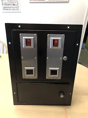 Arcade Coin Door Manufacturer Unknown Comes With A Cash Box Old & 2 Slot • $59.95