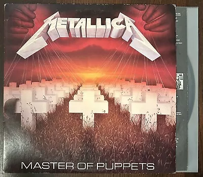 Metallica Master Of Puppets LP Original Pressing 1986 Allied Elektra W/inner VG • $99.99