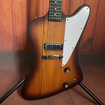 Firebird Vintage Sunburst 6 Strings Electric Guitar Mini H Pickup Mahogany Neck • $295.20