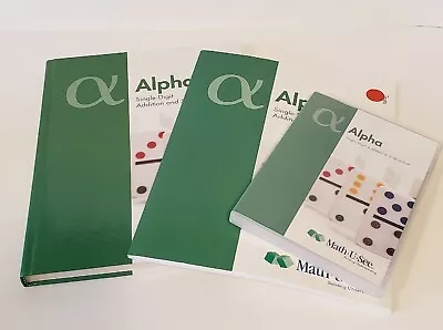 Math U See Alpha DVD Tests Instruction Manual • $45