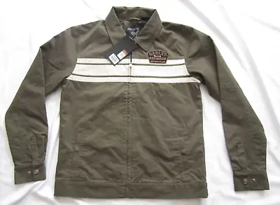 New Men Harley Davidson Motorcycle Wrench Crew Full Zip Jacket Sz M (NW118) • $75.39