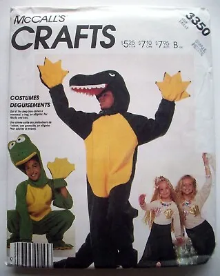 $8.99 • Buy Adult Alligator Frog Mermaid Costume Pattern 3350 Size Small 32 1/2 34 Uncut