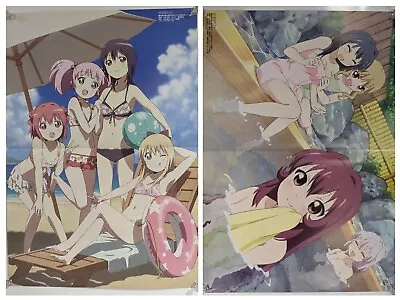 Yuri Yuri Akari Kyoko Yui Chinatsu Double Sided Promo Anime Poster • $16