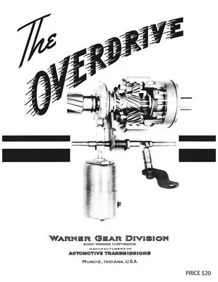 NEW Borg Warner R10 R11 Overdrive Service Manuel • $19.95