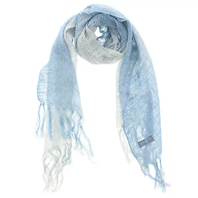 Ladies Lightweight Two Tone Colour Cotton Scarves • £5.69