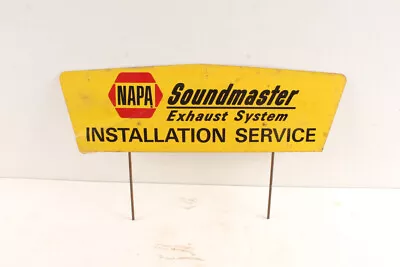 Vintage Gas Station Napa Soundmaster Exhaust Installation Metal Advertising Sign • $9.99