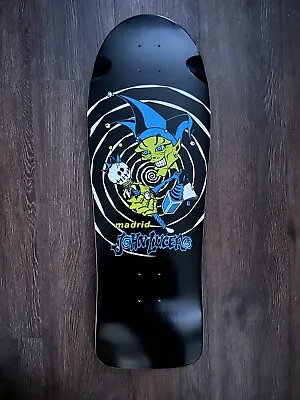 Madrid John Lucero   Jester   Glow Graphic Old School Reissue Skateboard Deck • $99.95