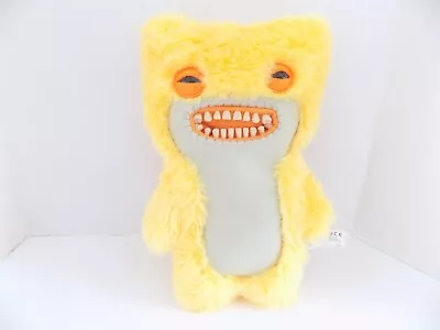 Fuggler Mr. Buttons Yellow/Orange 12in Funny Monster Plush Realistic Teeth • $18