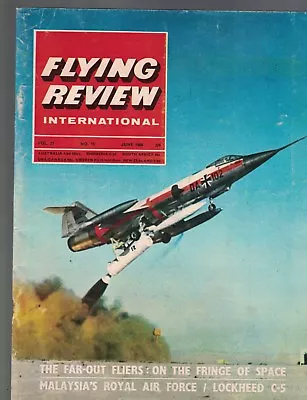 Flying Review International Magazine June 1966 Lockheed C-5 Malaysia Air Force • $15.18