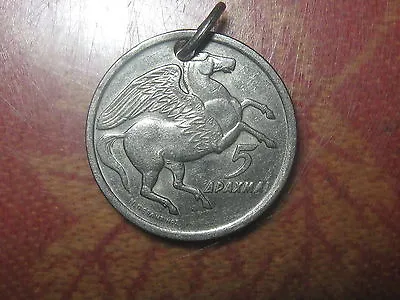$7.99 • Buy  Greece Phoenix Pegasus Horse Fantasy Greek Mythology Coin Pendant Necklace