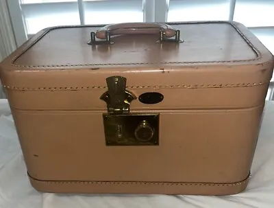 Maximillian Vintage Leather Train Trunk Case • $28.95