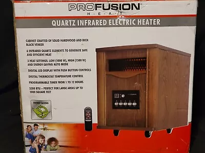 ProFusion Heat WH-50G1 - 1500W 6 Elements Infrared Quartz Heater Remote  • $64.50