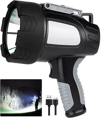 Rechargeable Spotlight Outdoor 900000 Lumens Led Spotlight Flashlight  • $38.99