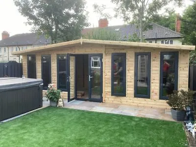 24 X 12 Windsor Summer House LOGLAP With R/apex Roof • £6000