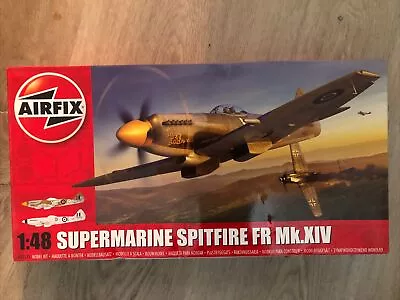 AFX05135 1:48 Airfix Supermarine Spitfire FR Mk.XIV W/ Resin And PE Extras! • $48