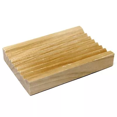 Natural Wooden Soap Dish • £2.85