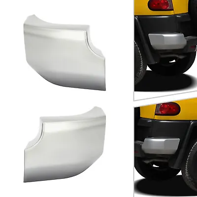 Rear Bumper Ends Caps Silver LH & RH For Toyota FJ Cruiser 2007-2014 A Pair • $69