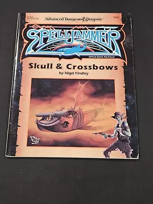 Dungeons & Dragons Spelljammer SJA2 Skull & Crossbows W/Map Very Good Condition • $19.99