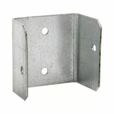 £6.69 • Buy FENCE PANEL CLIPS GALVANISED FENCE POST BRACKETS GARDEN DECKING - 40mm 46mm 52mm